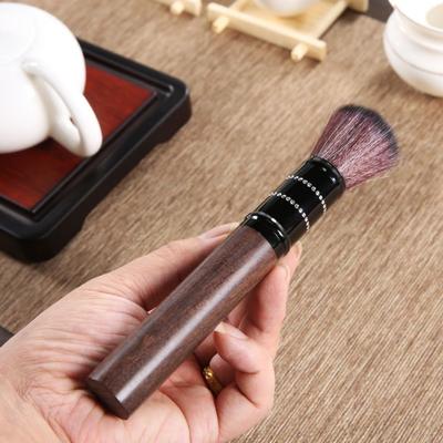 Ahşap Çay Tepsisi Fırçası Temizleme Çay Fırçası Çay Tepsisi Masa Bardak Tabak Temizleyici Kettle Temizleme Aracı Demlik Fırçası Çay Seremonisi Aksesuarları