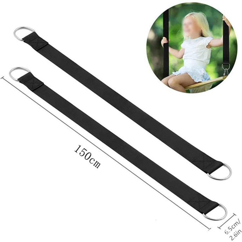 Heavy Duty Tree Swing Hanging Straps with 2200LB Capacity Industrial Nylon and Stainless Steel Carabiners for Easy Outdoor Setup