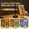 Modern Wireless Table Lamp Creative Mushroom Night Light Bedside 3 Colors Dimmable Touch Control Bedside Bar Atmosphere Lighting