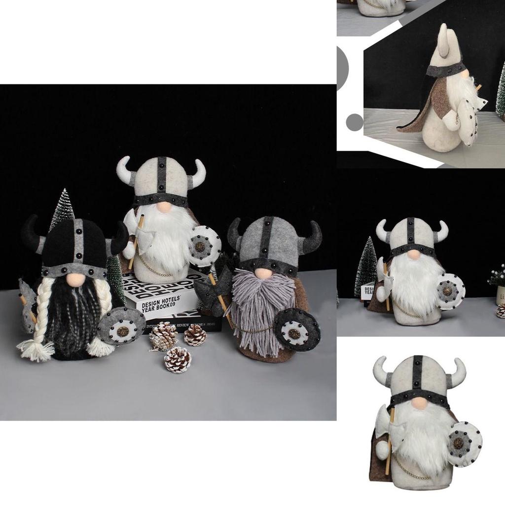 Whimsical Viking Gnome Plush Doll Perfect For Festive Scandinavian Celebrations