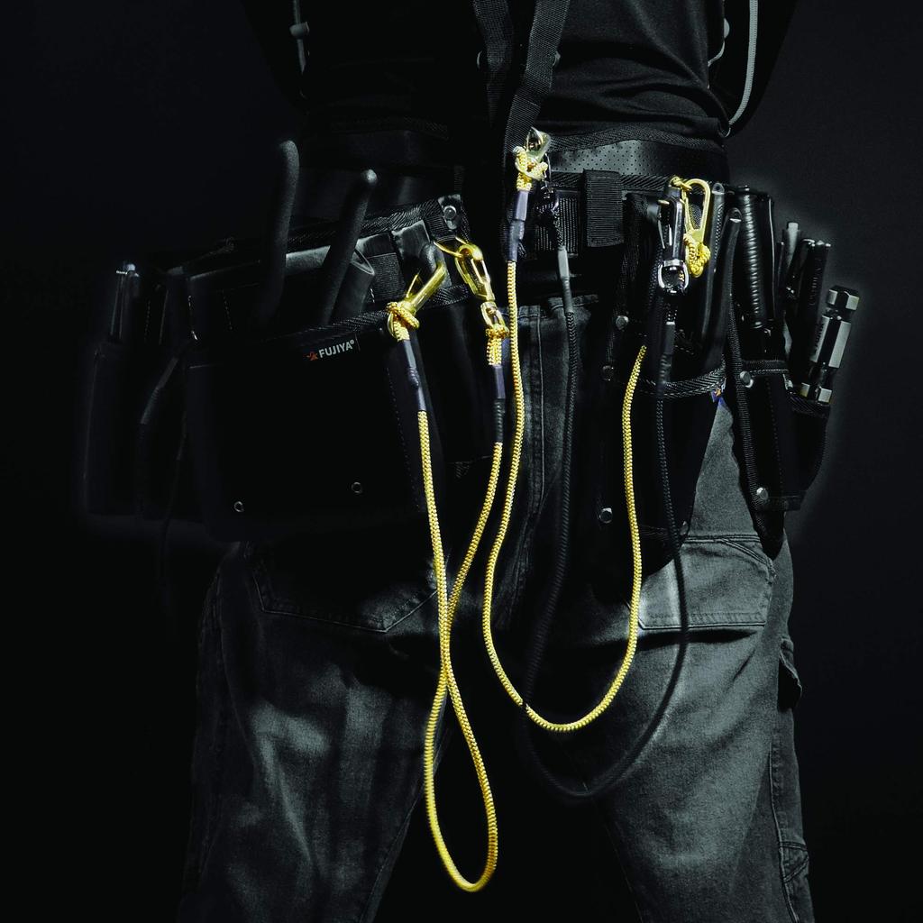 Fujiya Safety Cord Slim 3kg Type Black FSC-3S-BK