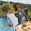 Game R-Resident Leon Kennedy Evil Towel Quick Drying Beach Towels Are Suitable For Swimming Pools Camping Yoga And The Gym