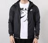 Nike Solid Color Logo Print Hooded Sports Jacket AT5271-010