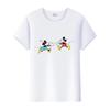Fashion Disney Cartoon Men Tshirt Female Tops Summer Women Short Sleeve T-shirt Gothic Tee Ladies Mickey Mouse Graphic Clothes
