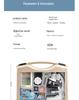 Professional-Grade HD Optical Microscope for Children's Science, Middle School Use; Detects Bacteria; Junior High Exam Model