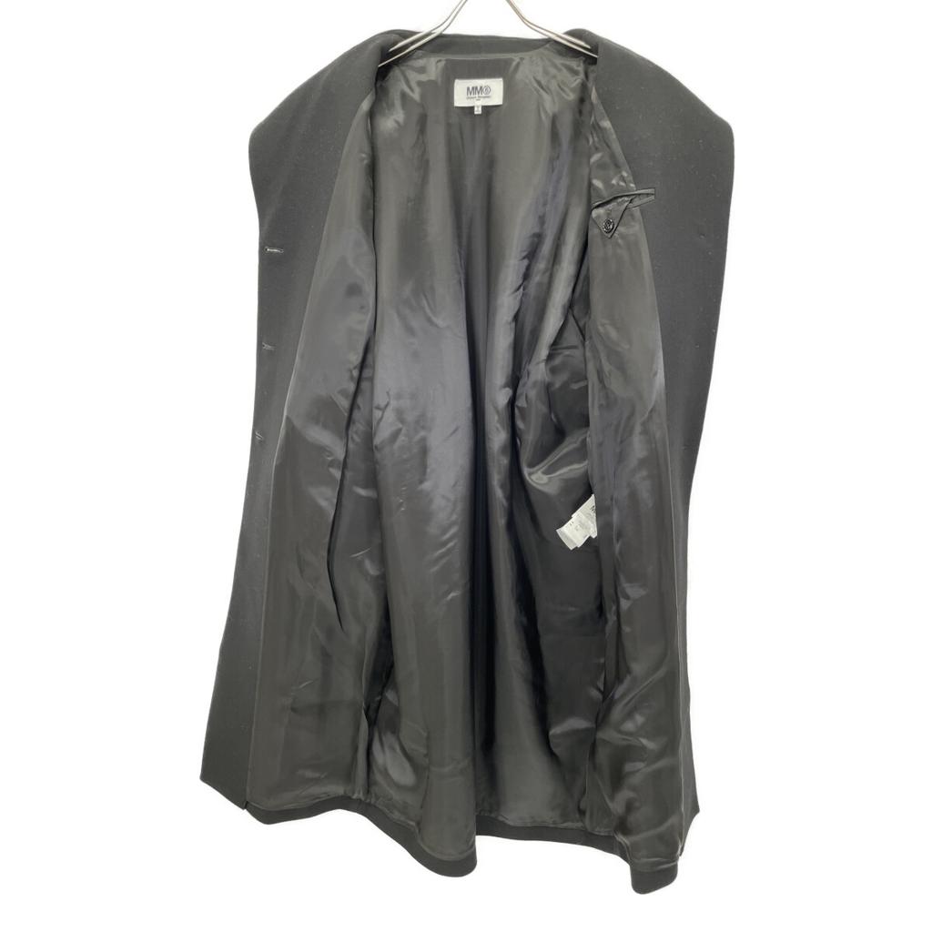 MM6 S52AA0118 Black Single-Breasted Cocoon Coat coat 36 blackUsed