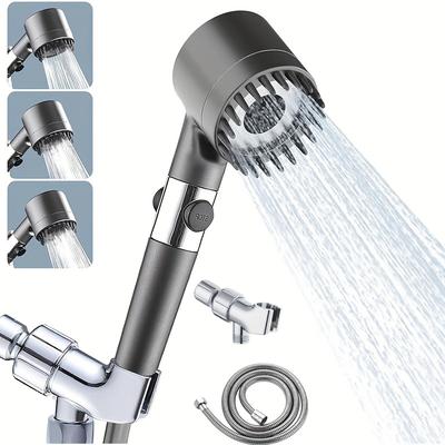 Adjustable Filtered Shower Head, Wall-mounted, Handheld Shower Combination Set, Leak-proof  Adjustable Height/angle