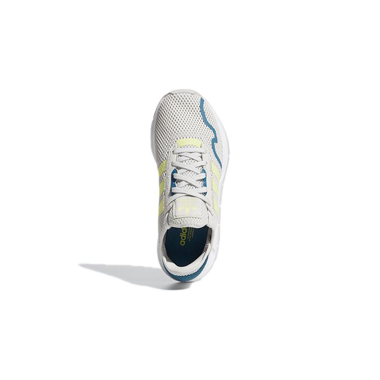 Adidas Originals Swift Run X Mesh Durable Non-Slip Low-Top Kids Running Shoes Kids Running Shoes Gray Yellow Blue Q47119