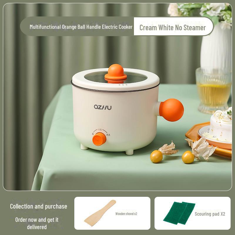 Mini Electric Cooker: Non-Stick Pot for Dorm Cooking, Stir-Fry, and Noodles – Compatible with UK & EU Standards