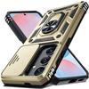 Military Armor Camera Slide Case For Samsung A57 A37 A17 A56 A16 A36 A26 A35 A15 A55 A53 A54 A14 Magnetic Ring Stand Phone Cover