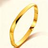 Stile Europeo e Americano Fibbia Lucida Semplice Stile Cool Larghezza 8mm Senza LOGO Bracciale per Coppia Bracciale