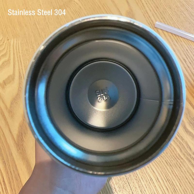 350ml/500ml Cartoon Stainless Steel Vacuum Flask With Straw Portable Cute Kids Thermos Mug Travel Thermal Water Bottle Tumbler