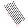 100Pcs Drinking Straws Black Flexible Wedding Party Supplies Drinking Straws Kitchen