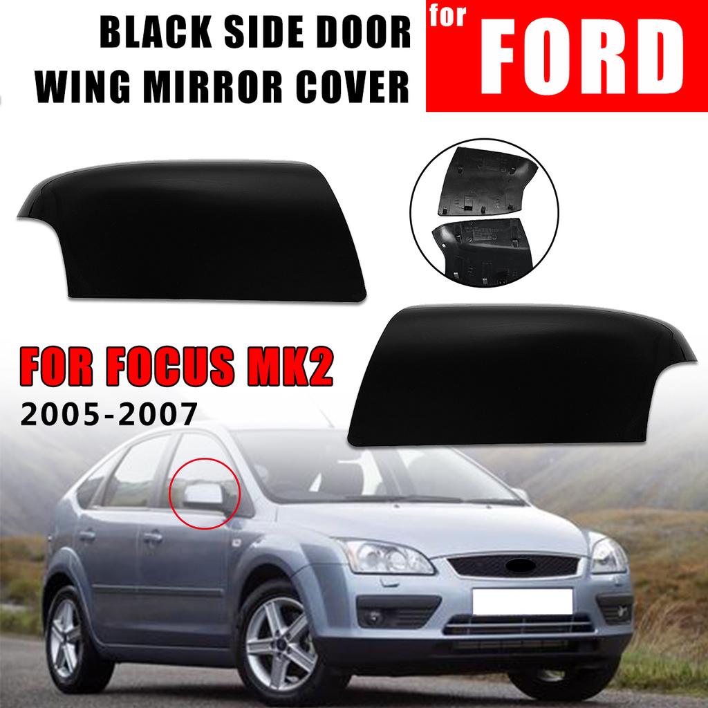 1Pair Right+Left Door Mirror Cover Cap Trims for Ford Mondeo 2011-2012