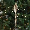 Elk Christmas Gold Plating Hanging Pendant Plastic Christmas Tree Ornaments  Christmas Party