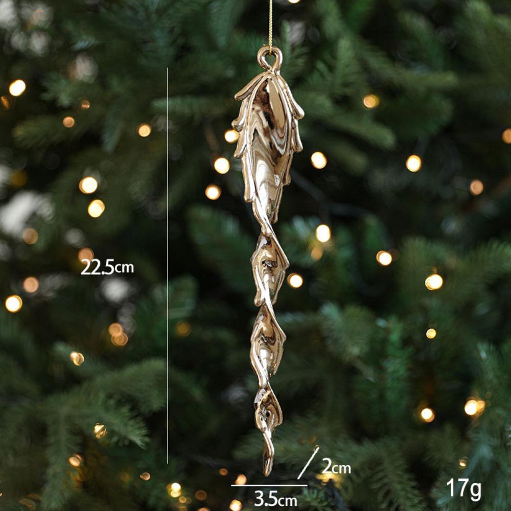 Elk Christmas Gold Plating Hanging Pendant Plastic Christmas Tree Ornaments  Christmas Party
