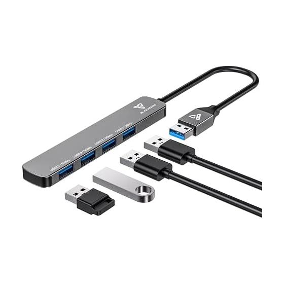 USB-концентратор usbhub A концентратор USB3.0 x 4 порта длина кабеля 15см 60см USB-концентратор 3.2 Gen1 5 Гбит/с высокоскоростная передача USB-A концентратор (кабель 15см)