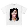 2025 New Essential Cotton Unisex T-Shirt Fashion Printing Soft Breathable Crew Neck Fashion Men's and Women's T-Shirts One Piece