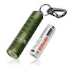LUMINTOP Compact and Lightweight LED Flashlight, Multi-Function, 760 Lumens, IP68 Waterproof, for Outdoor and Emergency Use (Silver Fox-Green)
