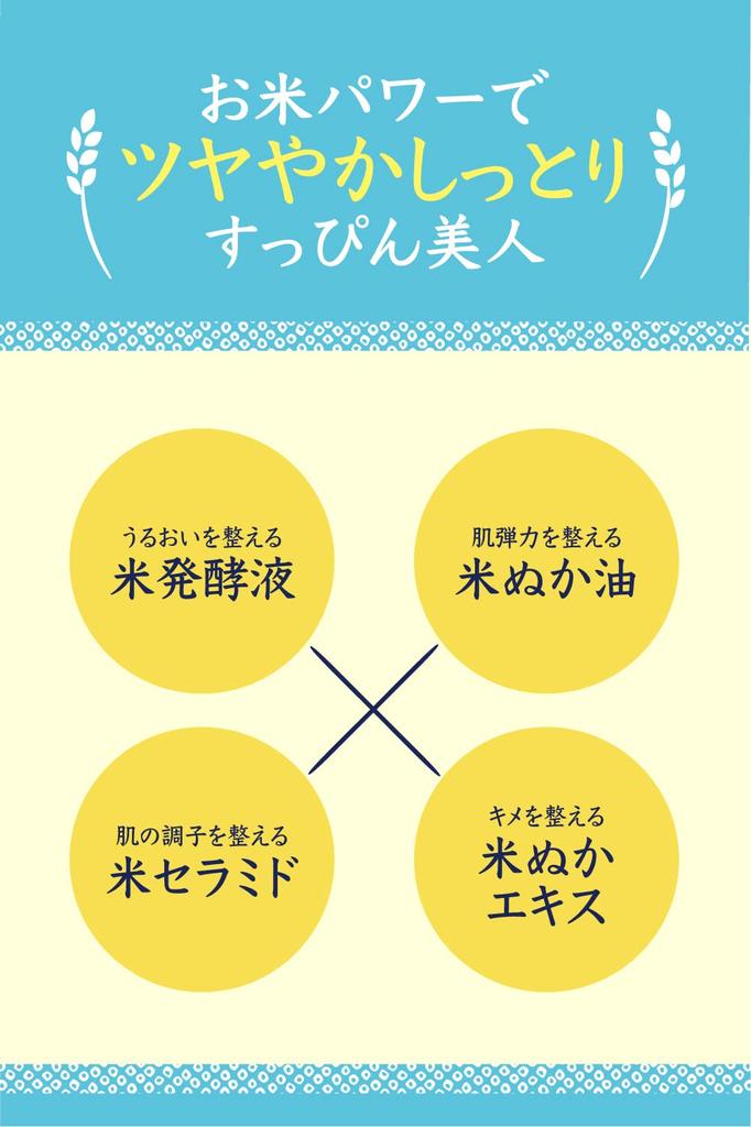 Keana Nadeshiko Rice Mask for Dry and Texture Made with Japanese Skin, Pores, Moisturizing, Glowing, Firmness, Improvement. 100% Rice-Derived