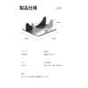 Hagibis Mac mini Stand, Aluminum Alloy, Vertical Laptop Stand, Non-Slip Desk Holder, Compatible