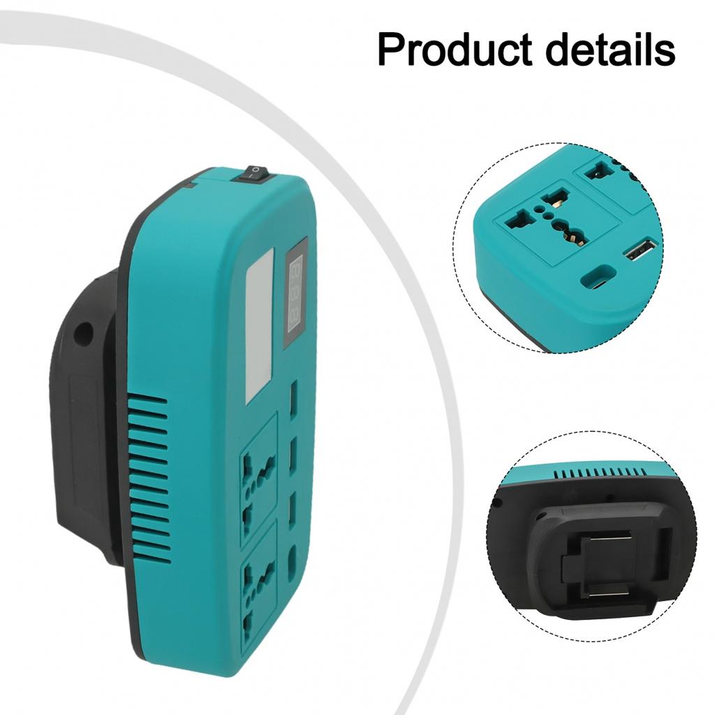 Smart Design 120W Lithium Battery Inverter with Heat Dissipation Features