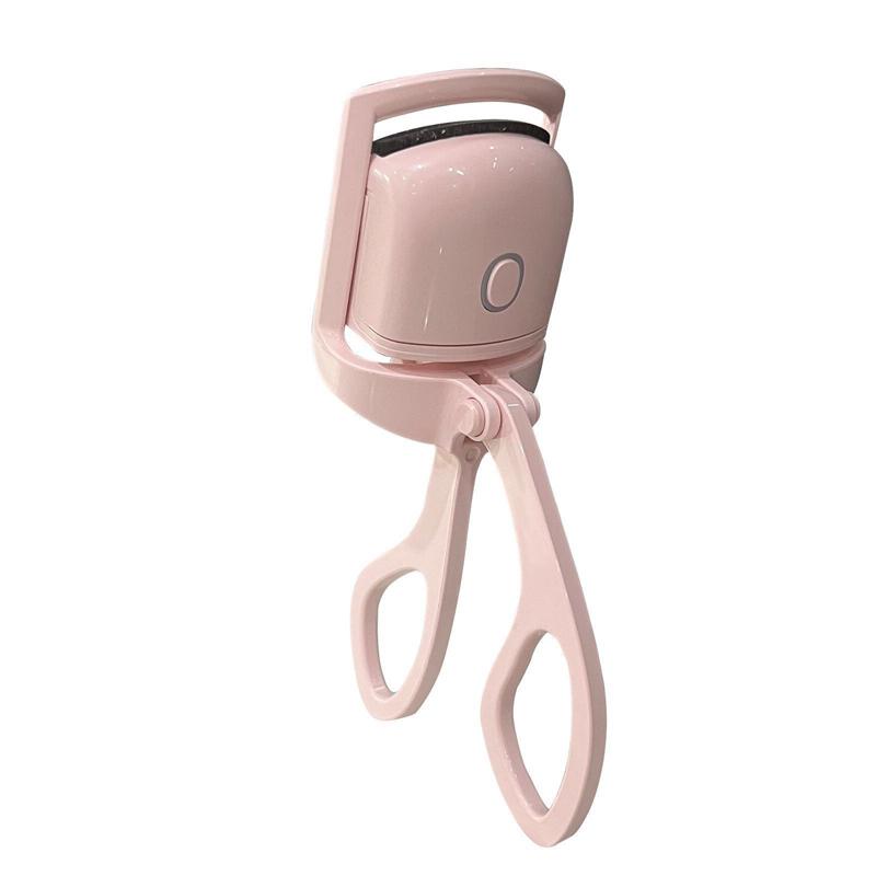

Heated Eyelashes Curler Portable USB Rechargeable Electric Eyelash Curler Quick Heating & Long Lasting Eyelashes Curling Effect розовый