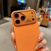 Liquid Silicone Magnetic Phone Case for iPhone 17 Pro Max with Apple 16 Aluminum Dot Matrix Design