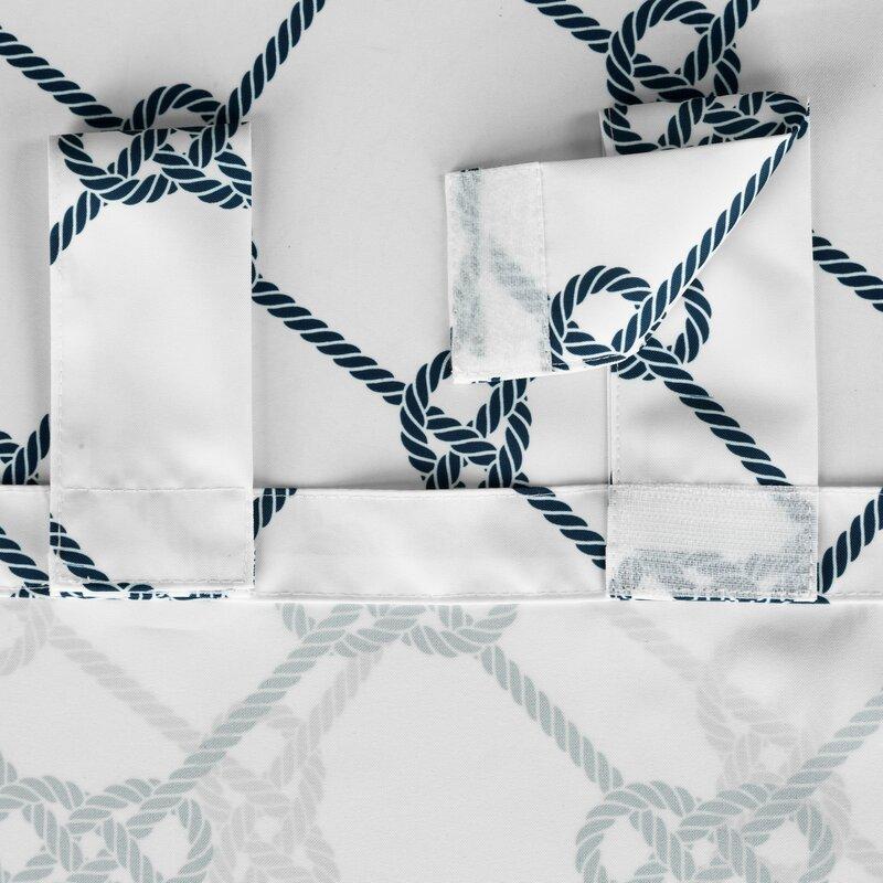 Garden Curtain 155X220 White Knot