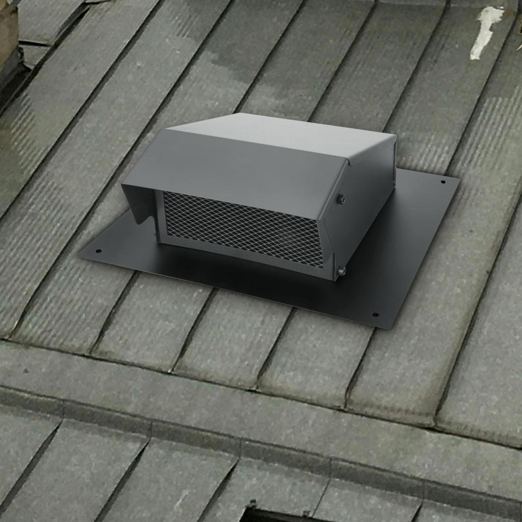 Roof Vent Chimney Cover Stainless Steel Exhaust for Ventilation System 6inch