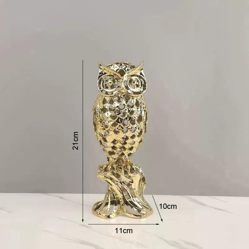 Abstract Gold Hollow Metal Horse Animal Sculpture Ornament Home Room Table Statue Decoration Fengshui Office Desk Figurine Craft