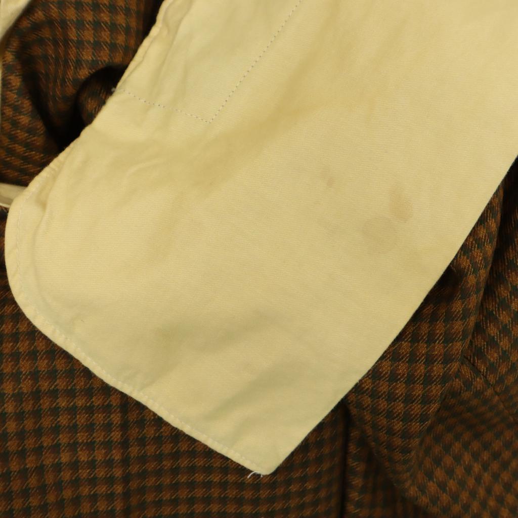 super crease durably pressed 70s 80s Vintage Rocket Talon Check Pattern Long pants Men's Used