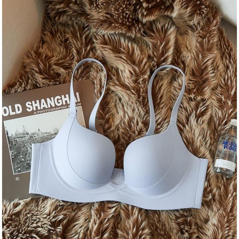

Seamless Push Up Bra Set S синий