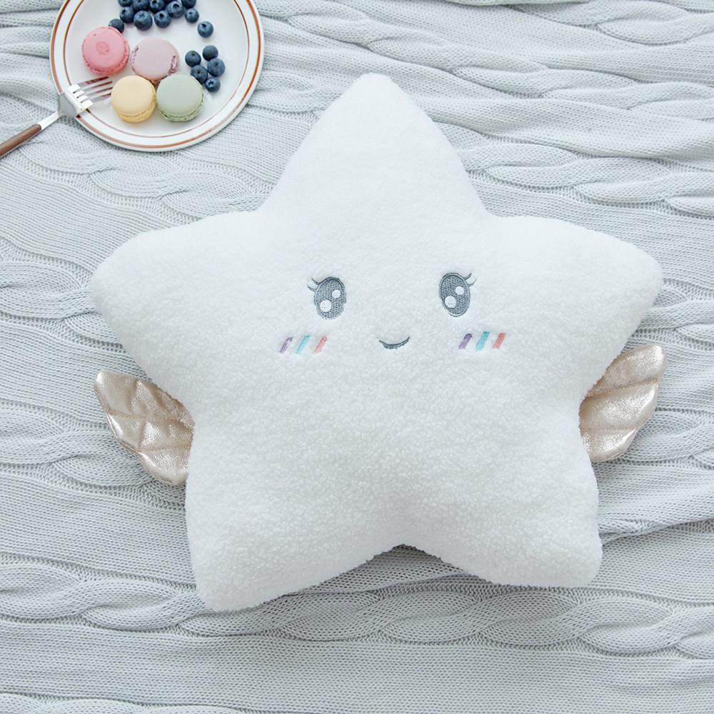 Moon Cloud Star Wing Plush Stuffed Toy Smile Doll Pp Cotton Girl Gift Birthday