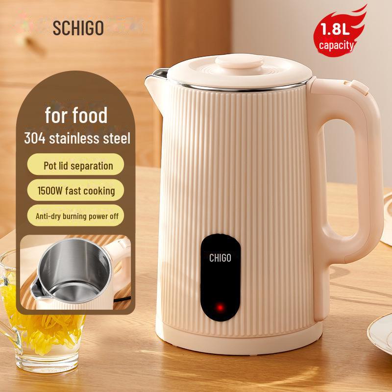 

Чайник электрический Chigo 1.8 л из нержавеющей стали для дома и офиса