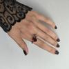 Silver Ring with Artificial Garnet Nano 2.34ct, Product Weight 2.99 Gr (60002393)