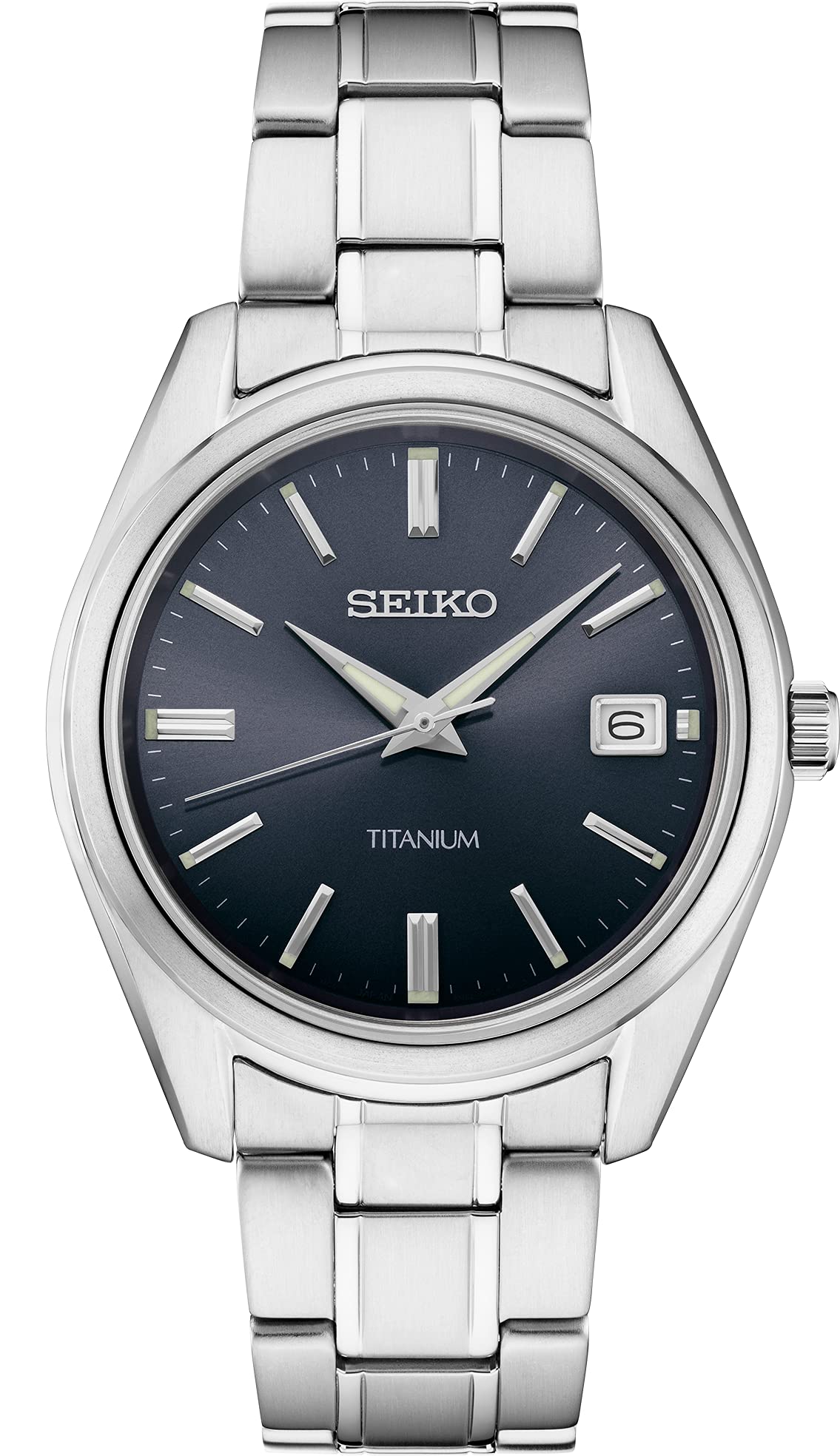 Seiko SUR373 Watch Essential Blue Sunray
