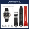 Quick Release Silicone Strap For Casio G-SHOCK MTG-B3000 Series Resin Rubber watch strap Stainless steel Adapters Connector