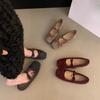 Women Ballet Flats Shoes Fashion Shallow Slip On Shoes Spring Autumn Ladies Outdoor Party Dress Mary Jane Shoes 2026