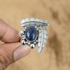 Mothers Day Deal 925 Silver Oval Natural Lapis Lazuli Daughter Multi Stone Ring