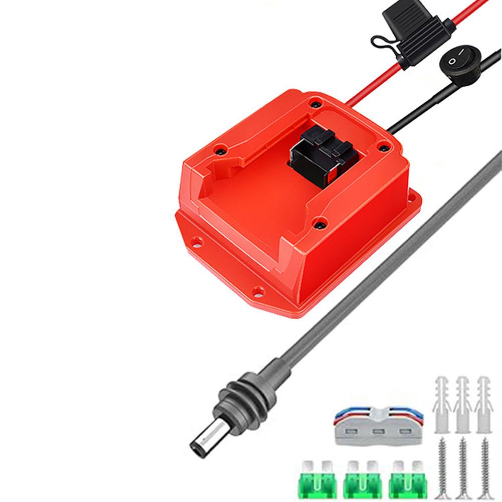 Power Wheels Adaptor for Makita 18V Li-ion Battery Power Mount Connector DIY Adapter Dock Holder For Power Tool RC Toys Robotics