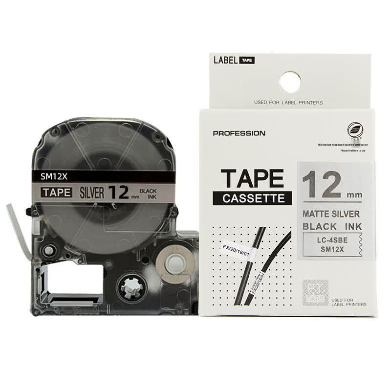 Huiewei SM12X 12mm Laminated Label Tape for Epson/KingJim