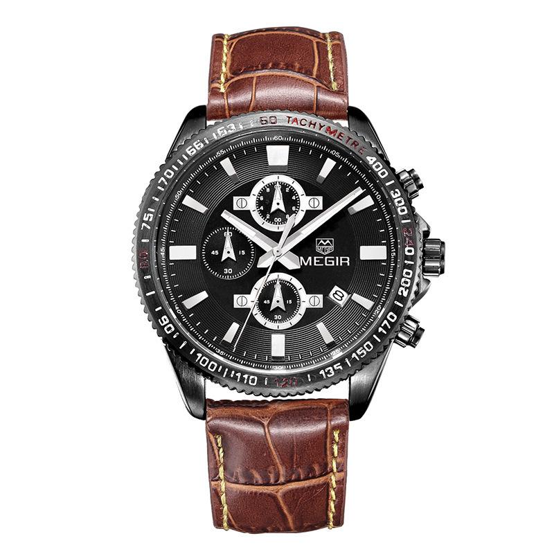 () Men'S Watch Three-Eye Chronograph Waterproof Luminous Sports Watch Watch 3001G