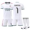 26-27 Real Madrid Home Football Jersey for Kids and Adults COURTOIS #1