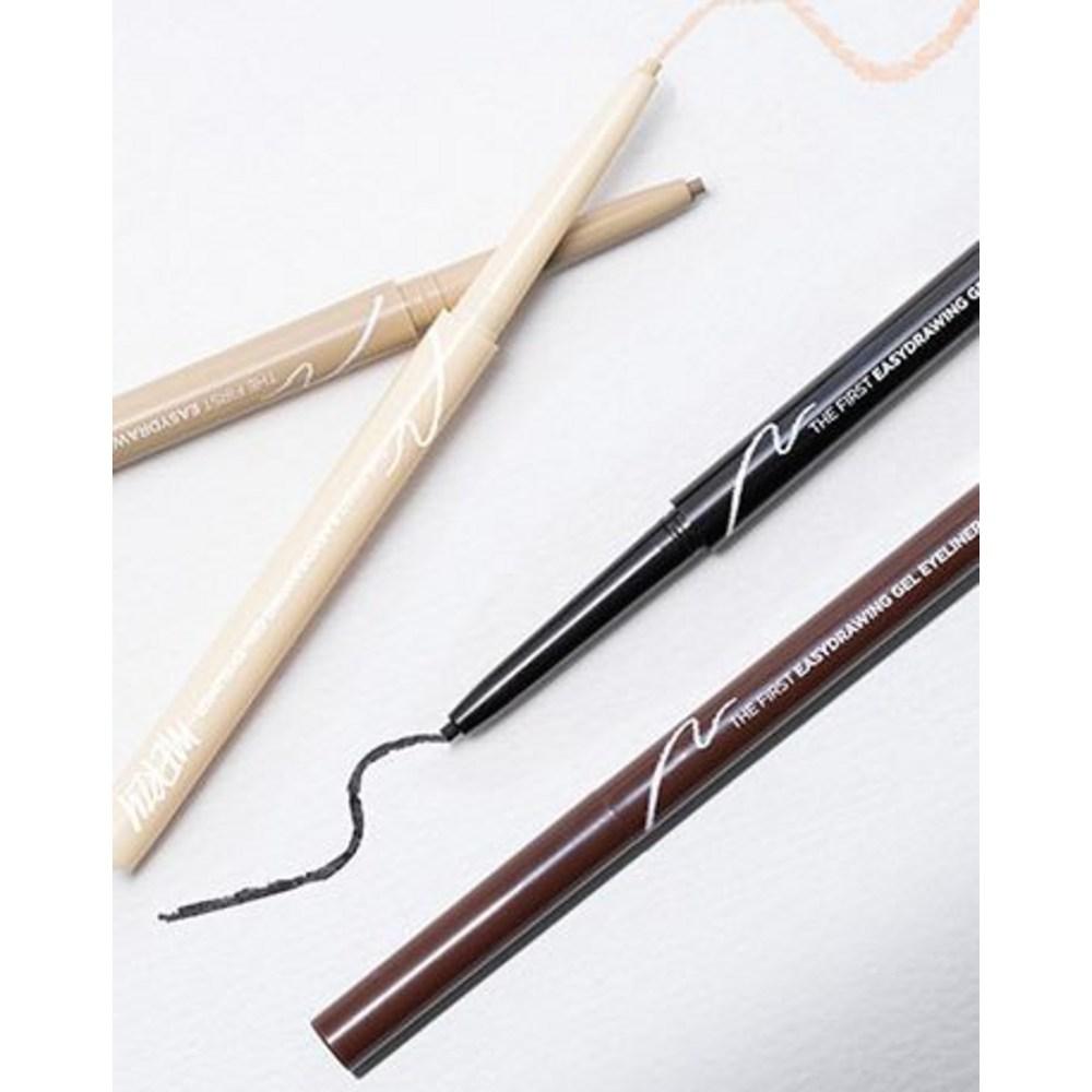 Fusionnez le premier eye-liner gel facile à dessiner 0,14 g, EG3 Maroon, 2 pièces.