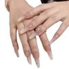 Reine Handarbeit Phototherapie Tragbare Nagelplatten Reines Verlangen Farbverlauf Strasssteine Tragbare Nägel Fertigprodukt Wiederverwendbare Nagelkunst
