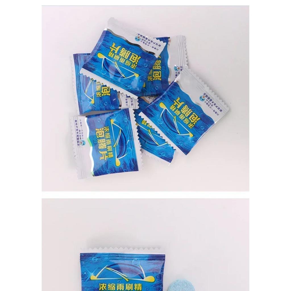 100/5Pcs Car Solid Cleaner Car Windscreen Effervescent Tablet Glass Water Solid Cleaner Universal Automobile Cleaner Accessories