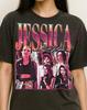 Jessica Alba Shirt, 90s Vintage Retro Bootleg Jessica Alba T-Shirt, Actress Tribute Graphic Tee, Hollywood Aesthetic Fan Shirt