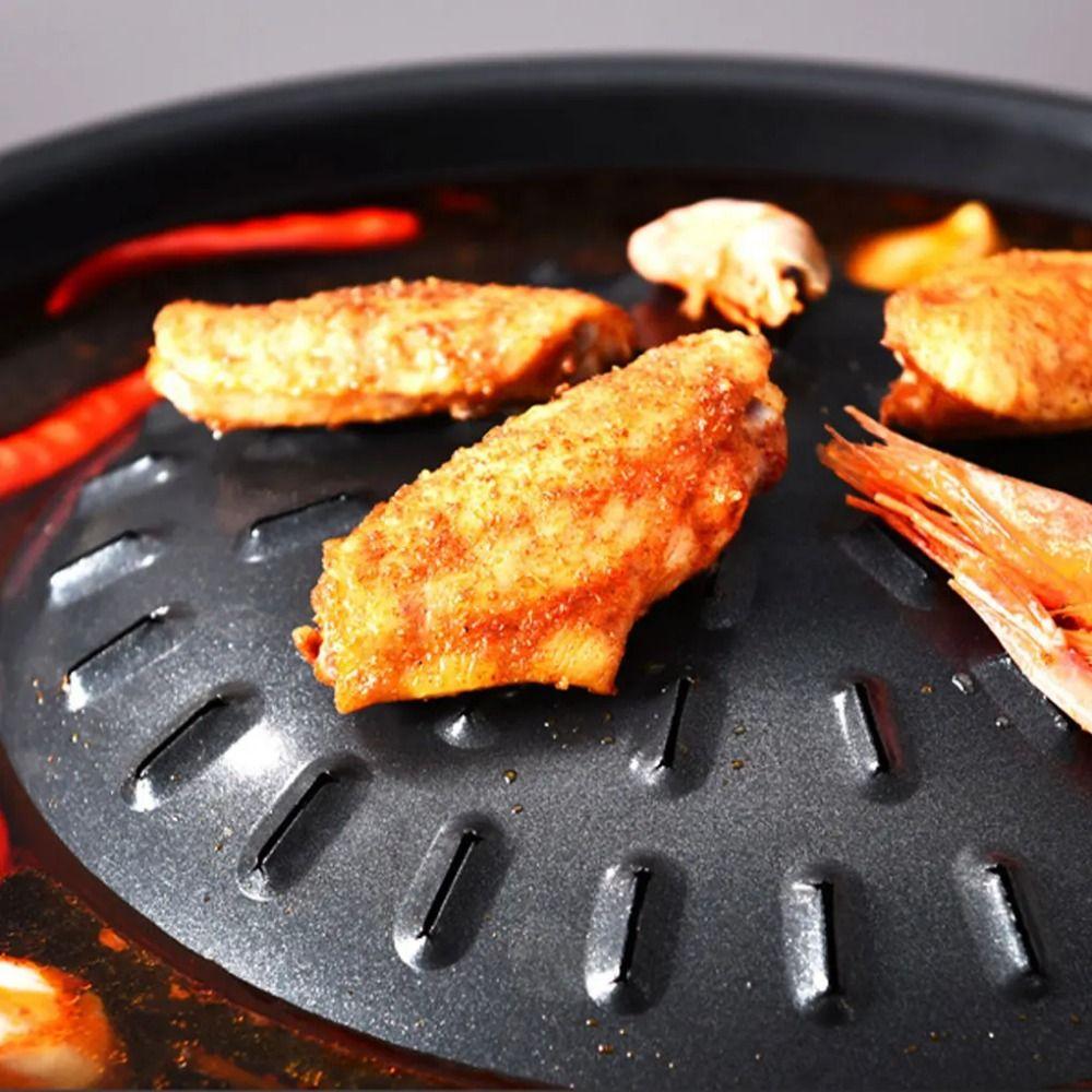 Portable Thai Picnic Grill Pan Multi-function Food Griddle Korean Barbecue Grill Tray  Camping