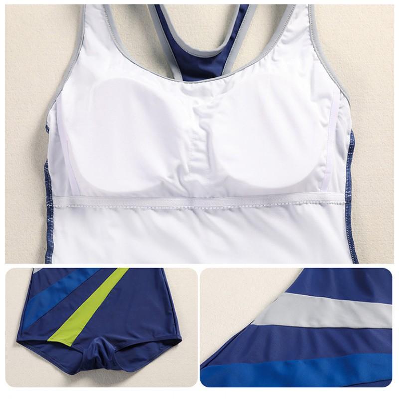 Swimming Suit Female One-piece Boxer Shows Slimming Covering Belly Sexy Conservative Vest Pool Competitive Swimsuit